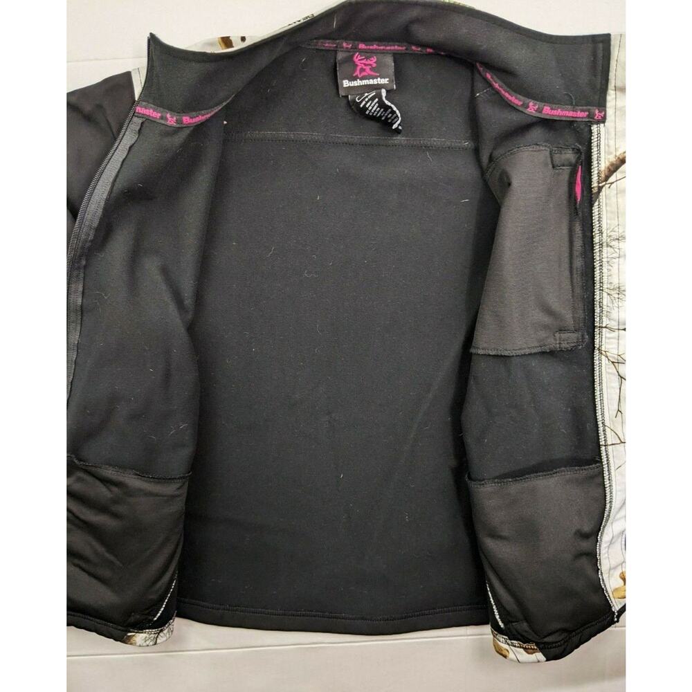 Bushmaster Jacket Women's Size Small Softshell Hunting Camo Trim Zip Up Outdoor - Picture 6 of 10